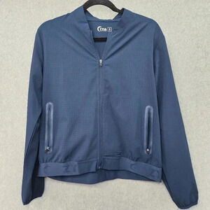 Zyia Navy Chill Note‎ Jacket Zip Pckets Women Size Small